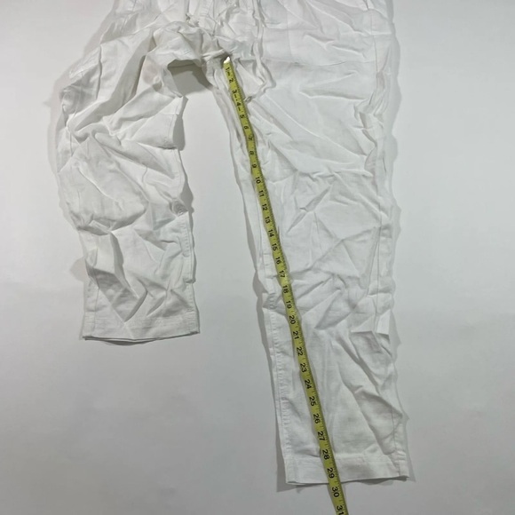 New J Crew Tall Linen Blend Seaside Pants White - Picture 11 of 11